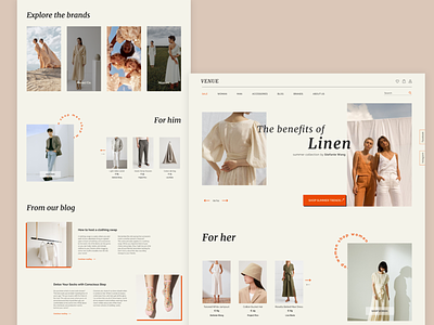 Fahsion store ecommerce website aesthetic ecommerce fashion figma minimal web