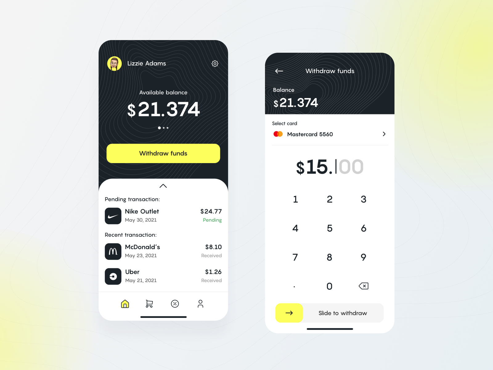 Cashback app concept 💸 by Marina Shevchenko for Netguru on Dribbble