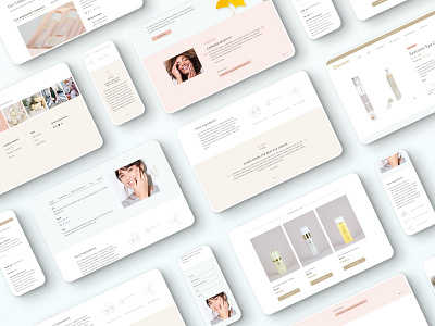 Amarte Skincare 100dayui 100dayuichallenge beauty branding design mobiledesign ui uidesign webdesign