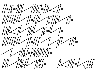 Lettering/Type design sketchbook belafrank foundry frankfonts lettering paulklee sketchbook typography