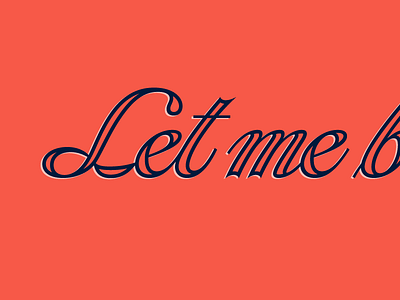 Lettering Let Me Be Brave - lettering bela frank letter lettering