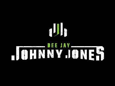 DeeJay Johnny Jones Logo dj logo design