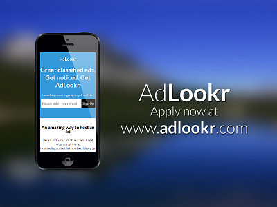 Adlookr - Responsive Promo adlookr classified ads promo responsive