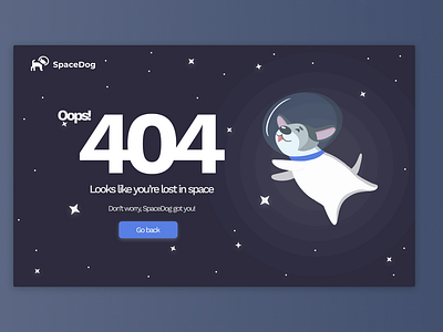 DailyUI #008 - 404 Page