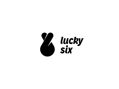 Lucky Six crossed fingers luck lucky monogram