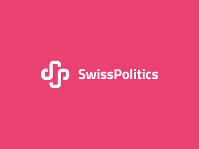 SwissPolitics cross flag line logo politics red swiss