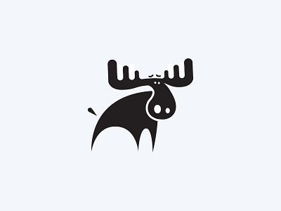 Moose animal caribou forest fun moose pictogram
