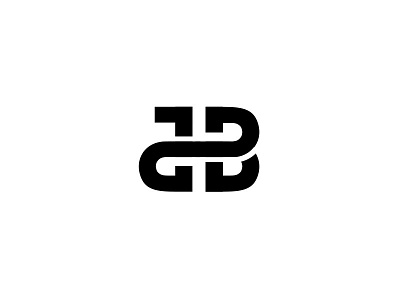 JB mark b j letters logo monogram typeface