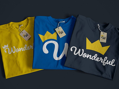 Wonderful King Logo Tees king logo script tees tshirts wonderful