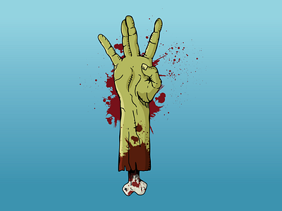 Zombie Hand blood hand wonderful zombie