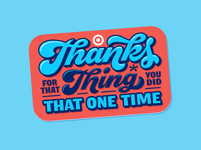 Thank You Gift Card for Target 70s gift card groovy lettering script script font script lettering target thank you thank you card thanks type