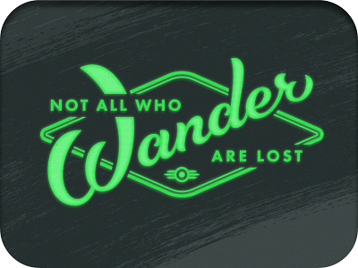 Wanderer Pip Boy Edition fallout fallout 4 lettering pip boy script vault tec wander