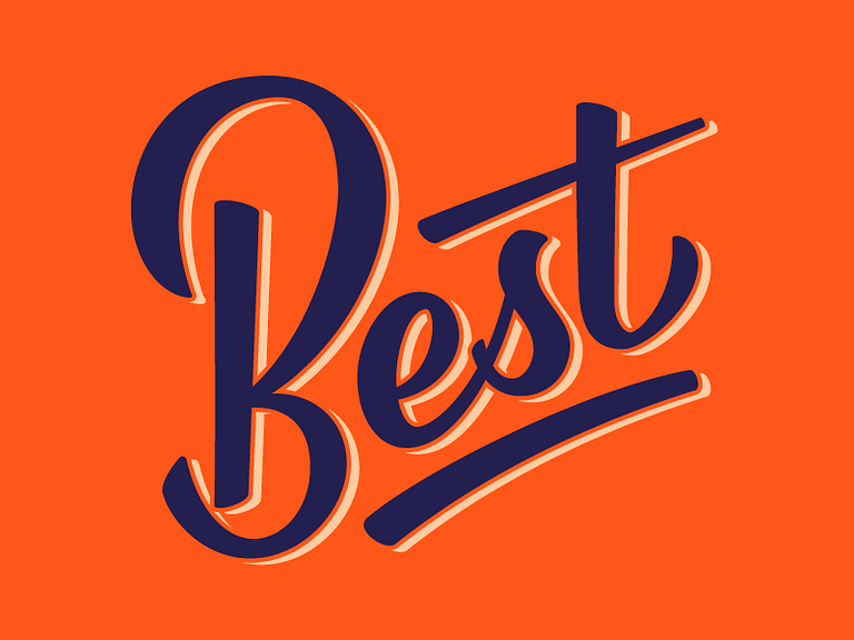 You're the Best... by Jonathan Ball on Dribbble