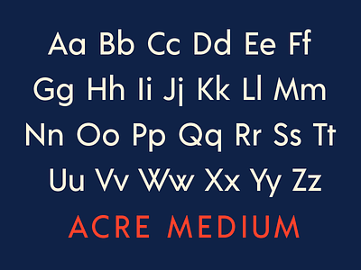 Acre Medium - FREE acre font free geometric midcentury sans sans serif type type design typography