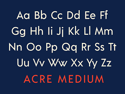 Acre Medium - FREE