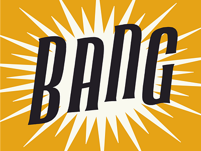 Big Bang big bang lettering poster science