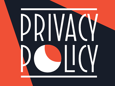 Privacy Policy condensed deco eye lettering policy privacy spy