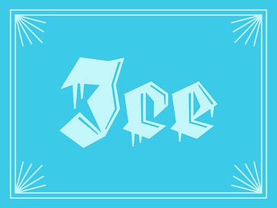 🥶 blackletter custom got ice lettering logotype thrones type