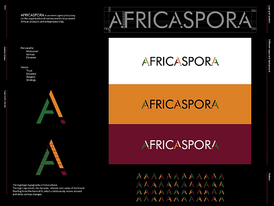 Africaspora brand identity 1/3 logoidentity branding