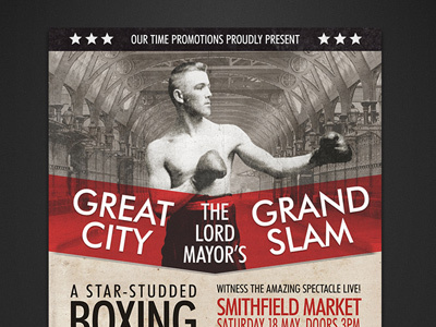Lord Mayor's Boxing Event Artwork boxing london lord mayors appeal 2013 print smithfield vintage