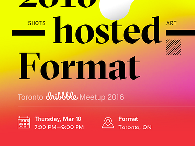 Toronto Dribbble Meetup 2016 design dribbble meetup party toronto