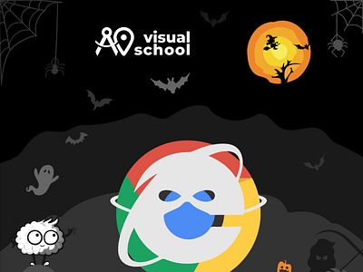 Happy Halloween! coding illustrations programming vector visual design