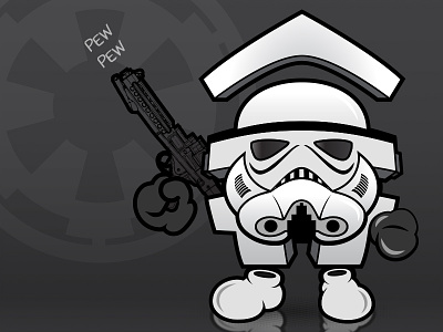 May The Fourth Be With You design developertown illustration illustrator maythe4thbewithyou pewpew photoshop starwars stormtrooper