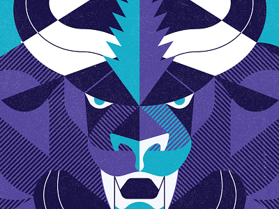 Behemoth beast behemoth final fantasy geometric illustration monster purple vector