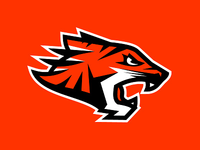 Tiger Logo by Andrew Krause on Dribbble