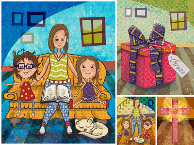 Kids book illustration collection