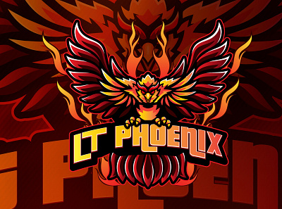 lt phoenix character design esport esports esports logo graphic design illustraion logo mascot logo twitch