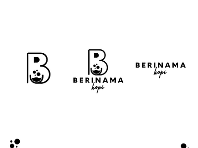 BERINAMA KOPI LOGO branding clean design flat illustration illustrator logo minimal typography vector
