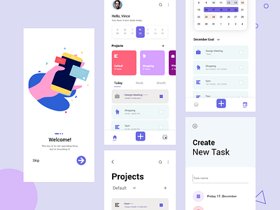 Task Management App Design ui ux