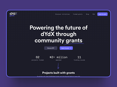 dYdX Grants Program Website