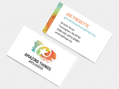 Amazing Things | Business Cards branding business cards logo print design typography