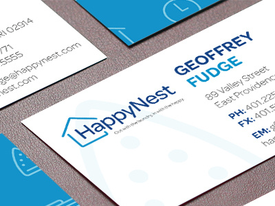 Happynest | Business Card Design