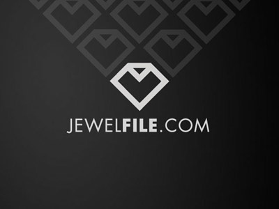 JewelFile Logo Design black and white branding clean clever logo neutra new startup