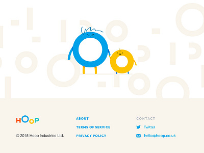 Hoop Desktop Homepage Islington Footer blue character circle cute desktop hoop kid parent yellow