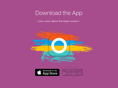 Hoop Download App app appstore desktop download hoop icon identity iphone purple website
