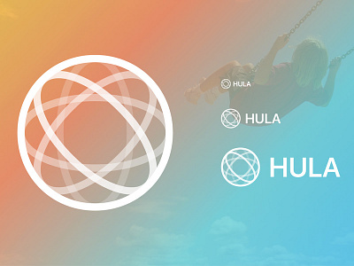 Hula.Hoop our Admin identity admin app brand circle hoop hula identity logo