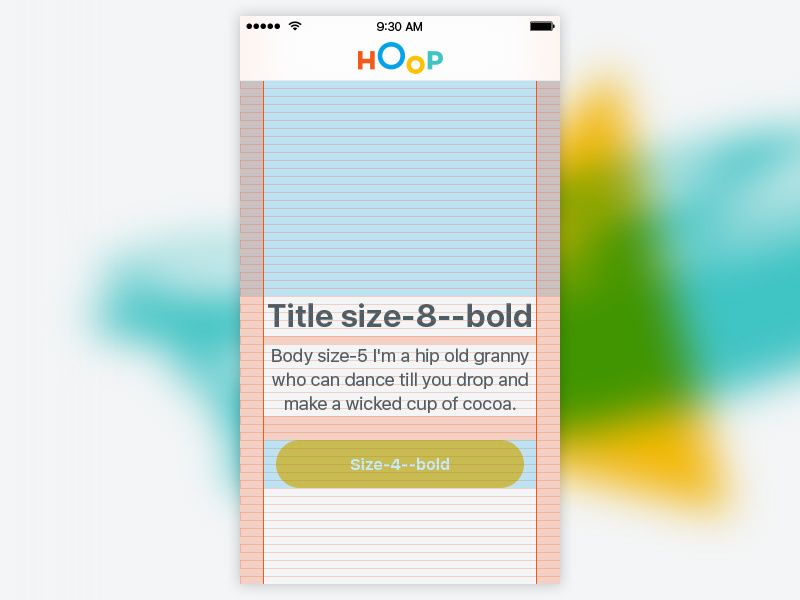 hoop template 8px baseline button body title guideline guides template app hoop