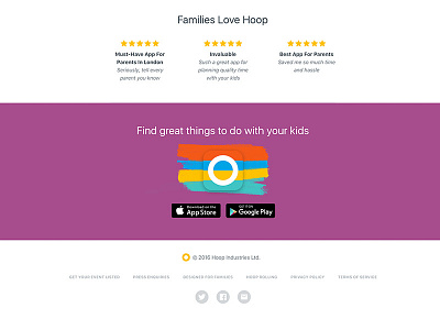 Hoop Web Footer