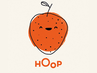 Hoop Illustration android app bestofappstore branding fruit hoop identity illustration ios kids red strawberry