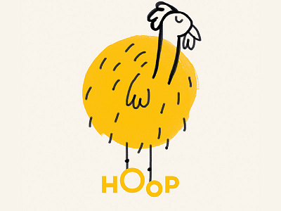 Hoop Illustration android animal app bestofappstore branding hoop identity illustration ios kids rooster