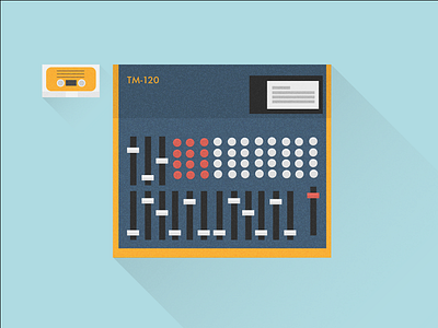 Sound Engineering illustration ebook flat illustration music