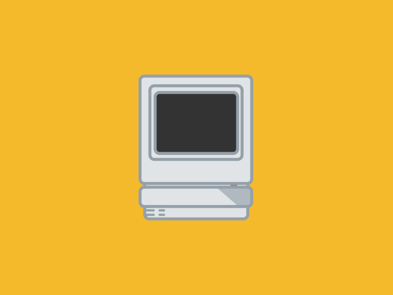 mac or pc computer animation