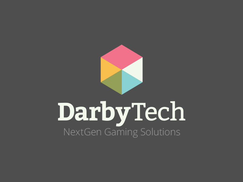 DarbyTech gaming geometric logo minimal simple technology