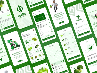 Fruit and vegetable app appdesign design dribbble ecommerce figma interface mobile ui uidesign uiux