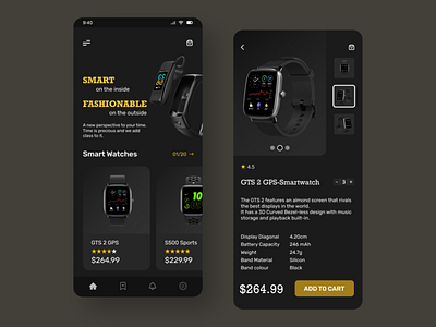 Smart watch app design