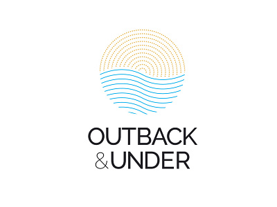 Outback & Under branding design etchstudio logo logodesign